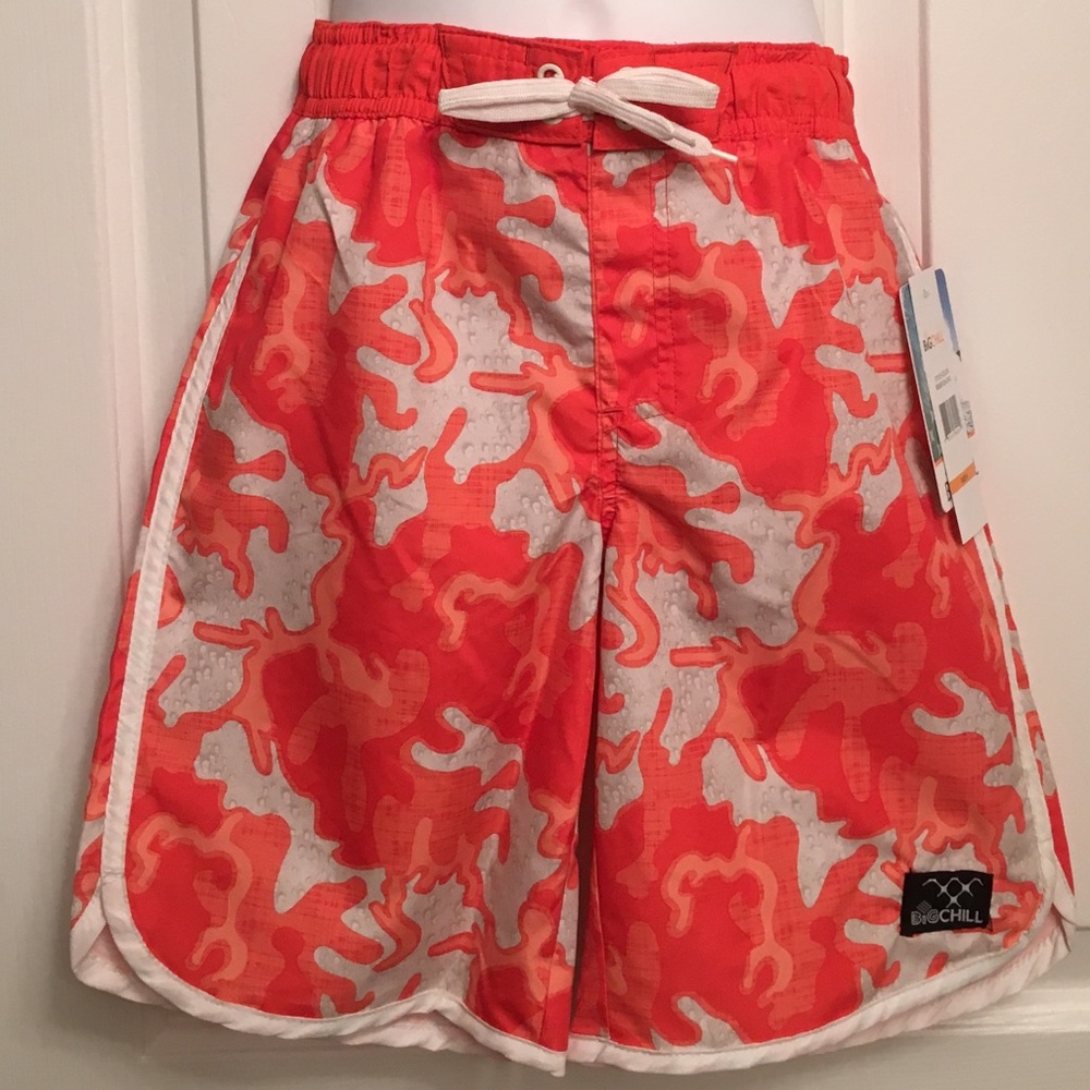 Boys Size 5 Swimming Trunks by Big Chill, NWT’s.